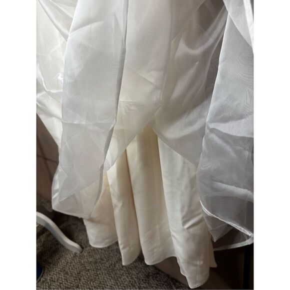 NWT Sachin & Babi Tea Length Organza Bow Dress Size 10 - Picture 11 of 16